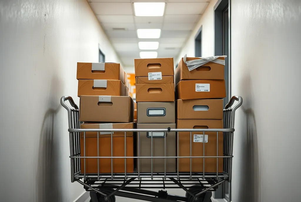 Retirada de archivo y mobiliario